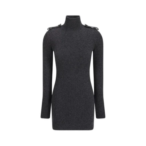 Ribbed Knit Mini Dress