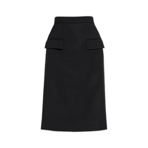 Gabardine Pencil Skirt
