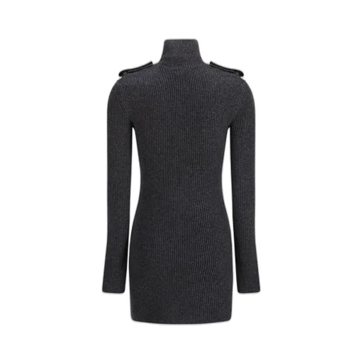 Ribbed Knit Mini Dress