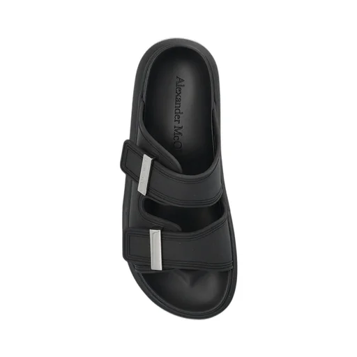 Double Strap Slip-On Sandals