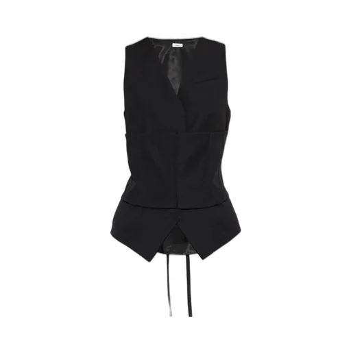 V-Neck Back Tied Vest
