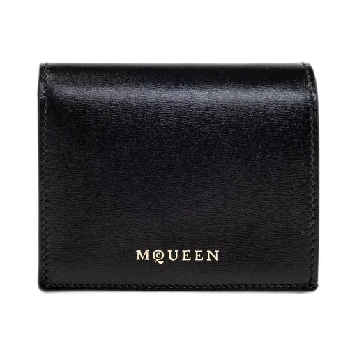 Logo Plaque Compact Wallet
