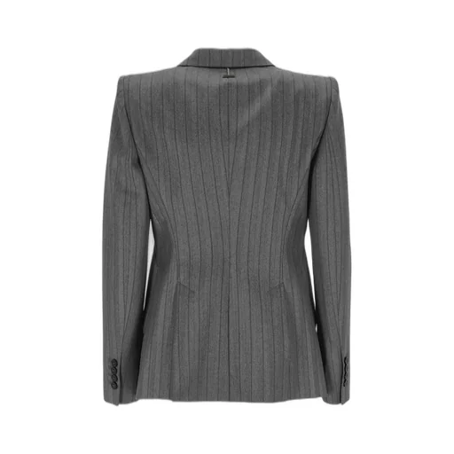 Herringbone Single-Breasted Jacket
