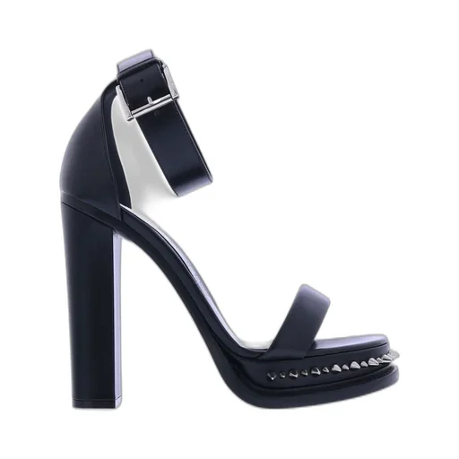 Spike Embellished Ankle-Strap Sandals