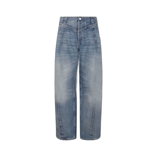 Logo Patch Wide-Leg Jeans