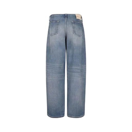 Logo Patch Wide-Leg Jeans