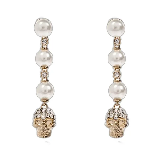 Skull Embellished Earrings