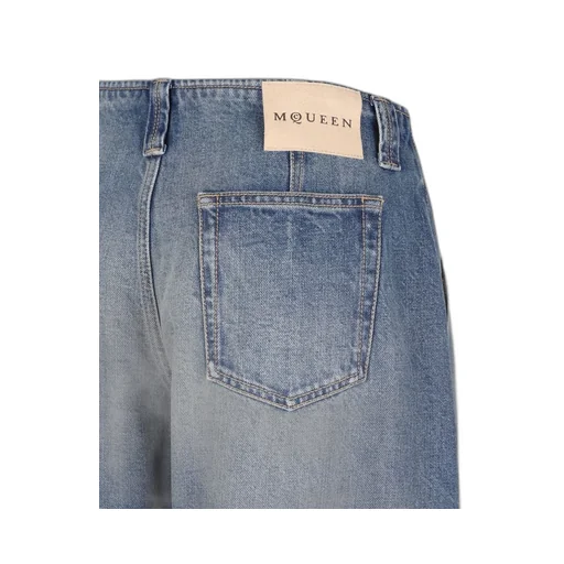 Logo Patch Wide-Leg Jeans