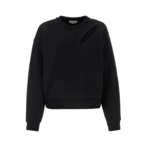 Cut-Out Detailed Crewneck Sweatshirt