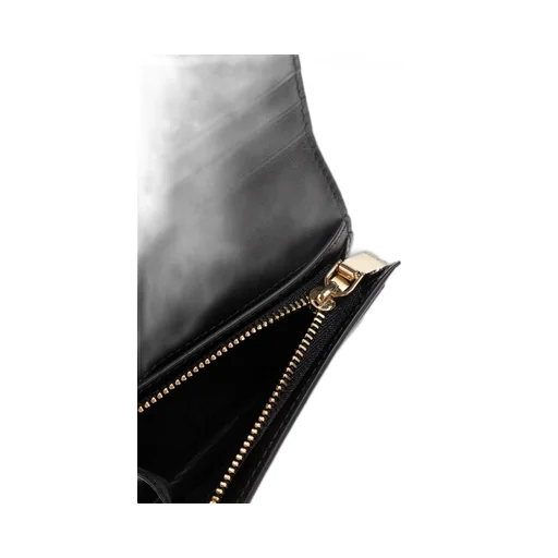 Logo Plaque Compact Wallet