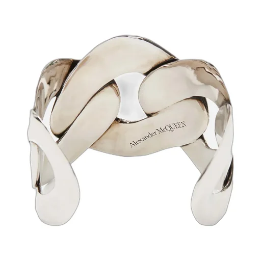 Polished Chain Cuff Bracelet