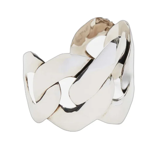 Polished Chain Cuff Bracelet