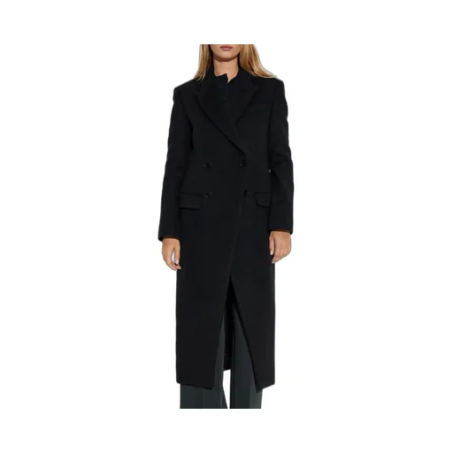 Double-Breasted Felt Coat