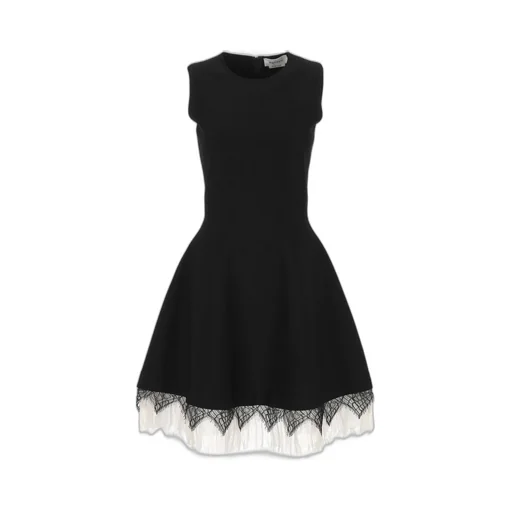 Cobweb Lace Knitted Dress