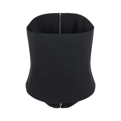 Zipped Corset Top