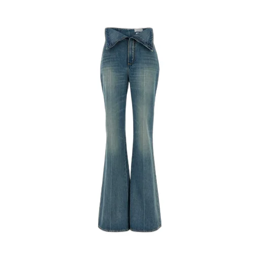 Fold Over Waist Jeans