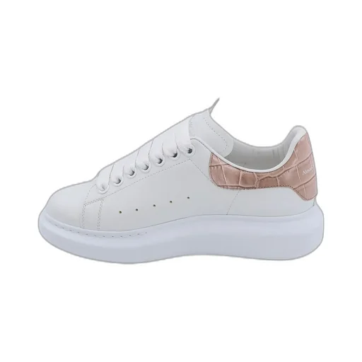 Almond-Toe Lace-Up Sneakers
