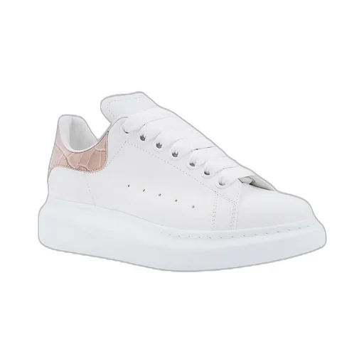 Almond-Toe Lace-Up Sneakers