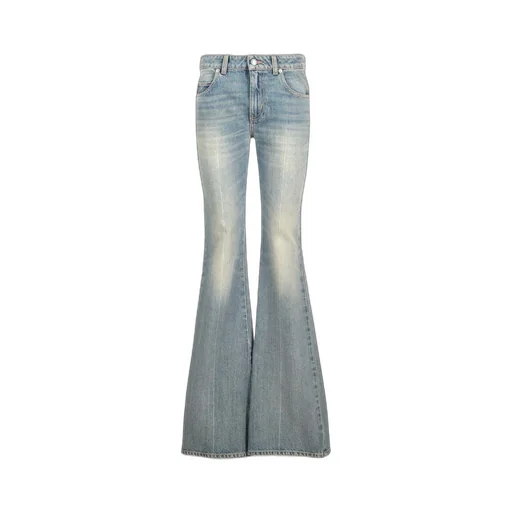 Flared Slim-Fit Jeans