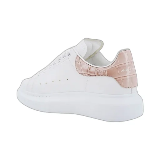 Almond-Toe Lace-Up Sneakers