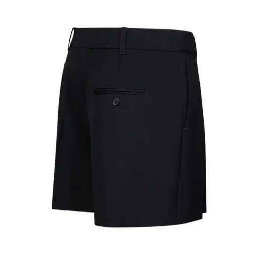 Pleat-Detailed High Waist Shorts