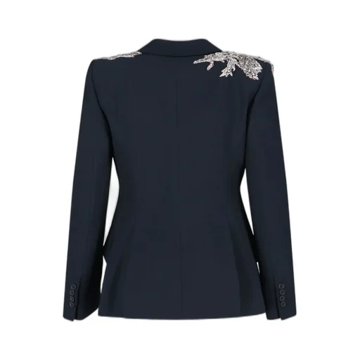 Single Breasted Embellished Shoulder Blazer