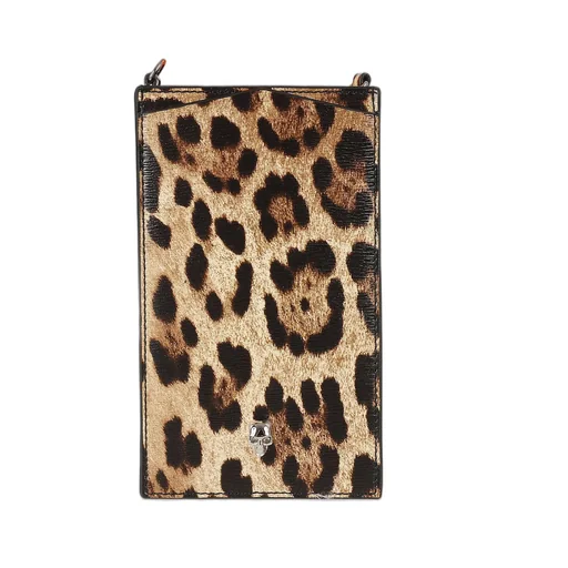 Skull Leopard Printed Phone Case