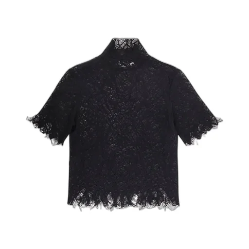 Knitted Cobweb Lace Top