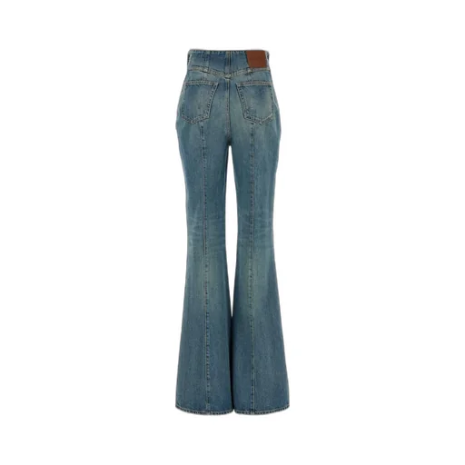 Fold Over Waist Jeans