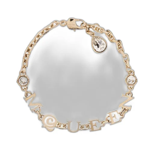 Logo Lettering Embellished Bracelet