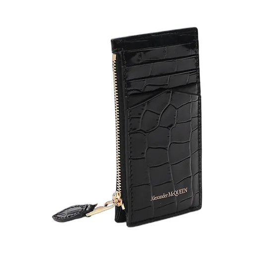 Skull Zipped Cardholder