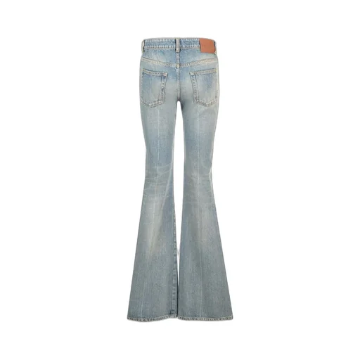 Flared Slim-Fit Jeans