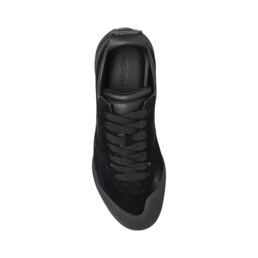 Round-Toe Low-Top Sneakers