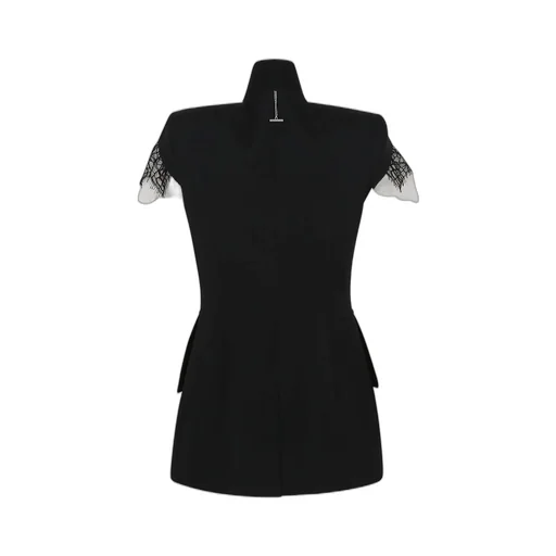 Cobweb Lace Sleeveless Jacket