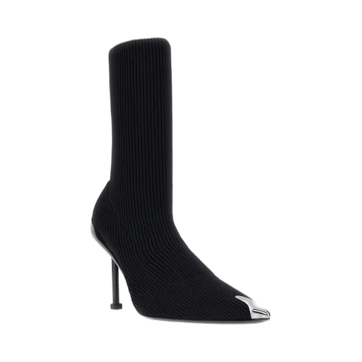 Slash Pointed-Toe Ankle Boots