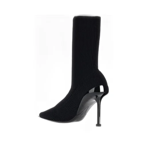 Slash Pointed-Toe Ankle Boots