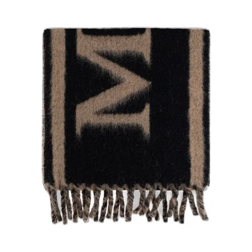 Logo Jacquard Fringed-Edge Scarf