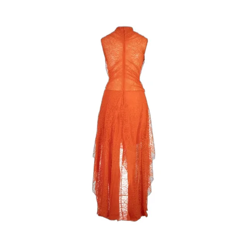 Asymmetric Sleeveless Midi Dress