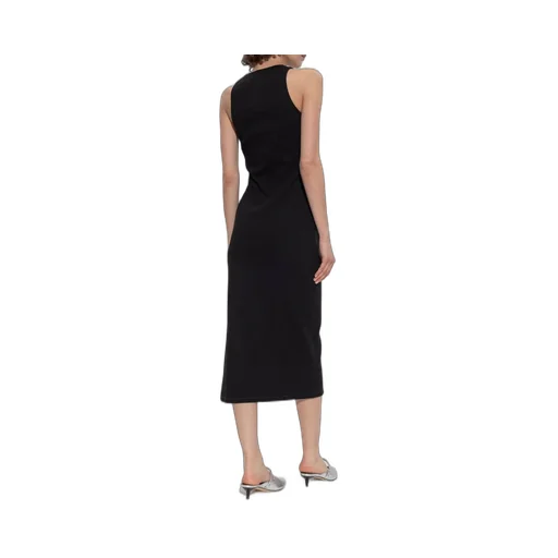 Ribbed Bodycon Sleeveless Midi Dress