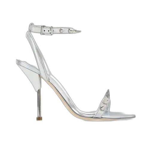 Studded Heeled Sandals