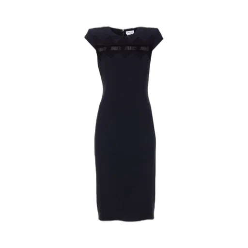 Back Slit Midi Dress