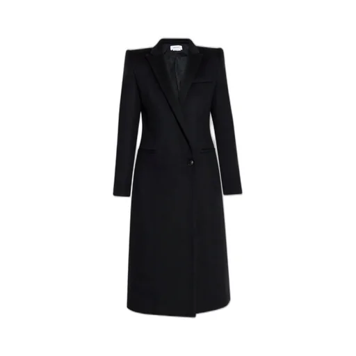Stacked Shoulder Tailored Coat