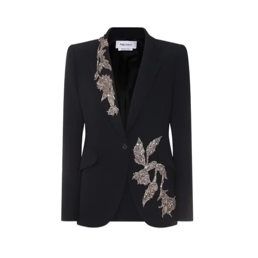 Single Breasted Embellished Blazer
