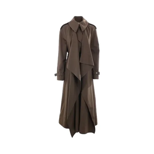Belted Long Trench Coat
