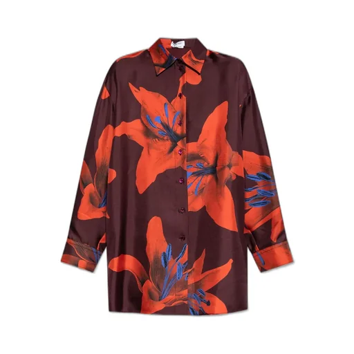 Floral Printed Buttoned Shirt