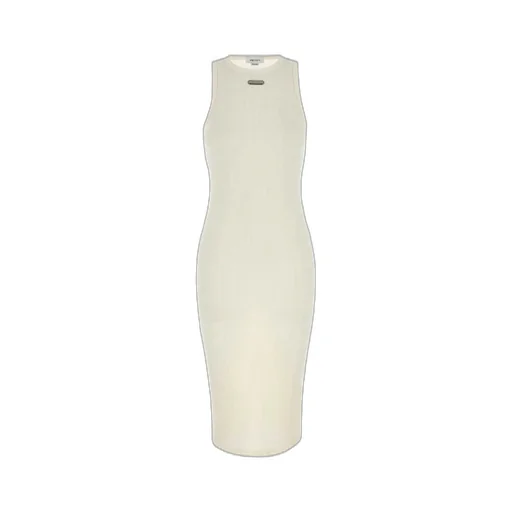 Ribbed Sleeveless Midi Dress