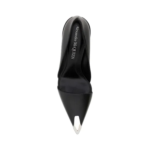 Pointed-Toe High-Heeled Pumps