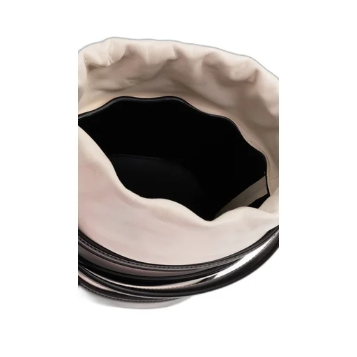 Logo Printed Drawstring Bucket Bag