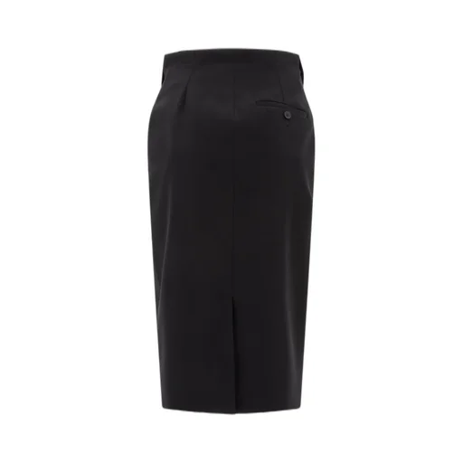 Zip Detailed Midi Skirt