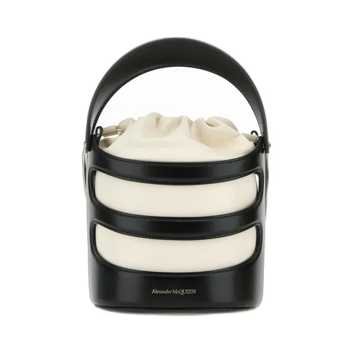 Logo Printed Drawstring Bucket Bag